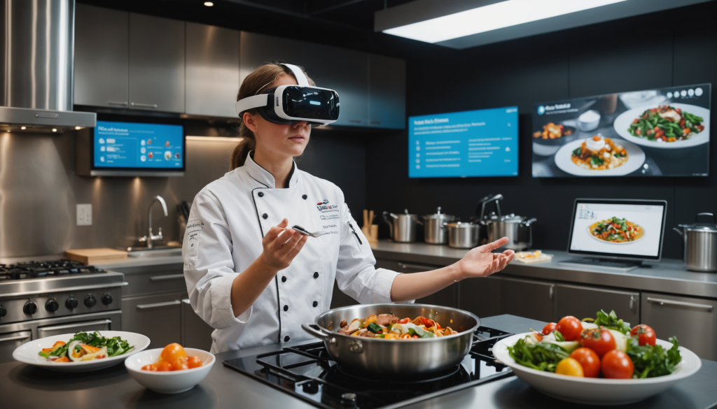 découvrez comment la réalité virtuelle et l’intelligence artificielle révolutionnent la formation culinaire, offrant de nouvelles méthodes d’apprentissage immersives et personnalisées pour les chefs de demain.